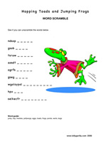 click to download Word scramble